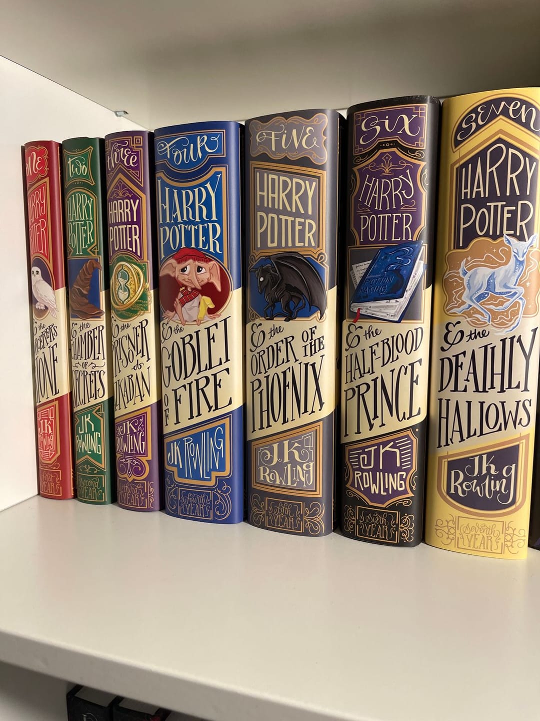 Customer photo review of Harry Potter Dust Jackets