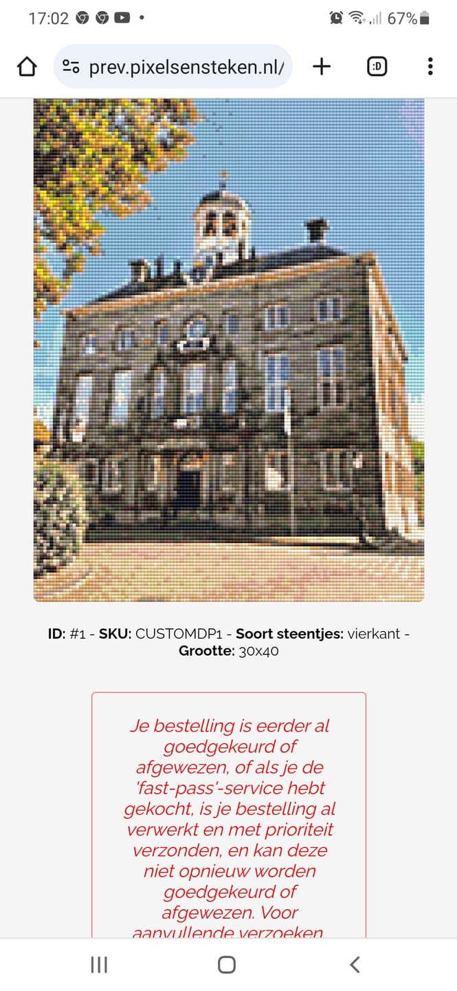 Customer photo review of Extra Steentjes