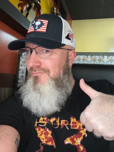 Customer photo review of Richardson 110 South Carolina 843 Patriotic Fitted Hat