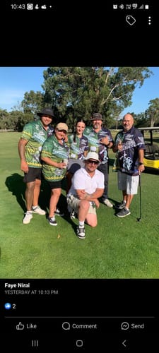 Customer photo review of New Zealand Cook Islands Polo Shirt Maori Together Purple LT8