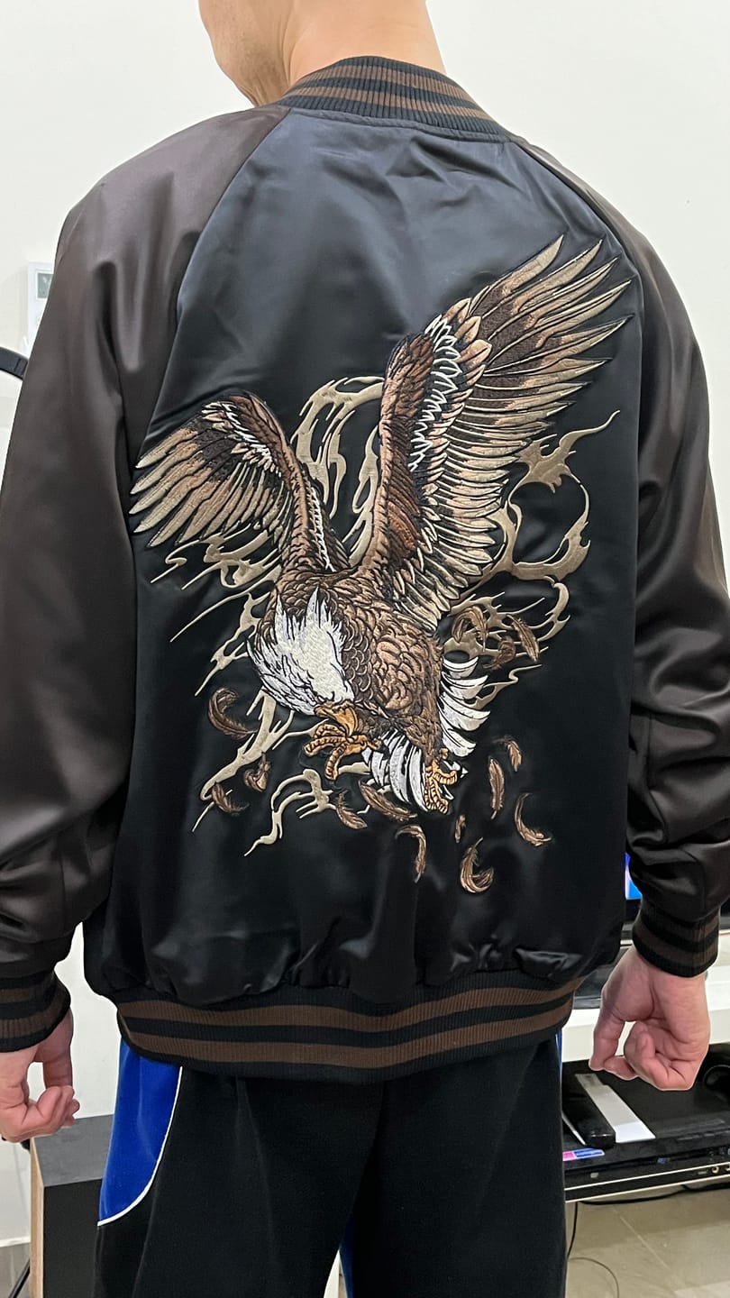 Customer photo review of Guardian Eagle Sukajan Jacket