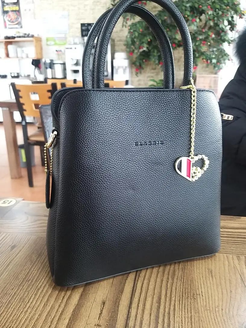 Customer photo review of Women's Casual Leather Handbag