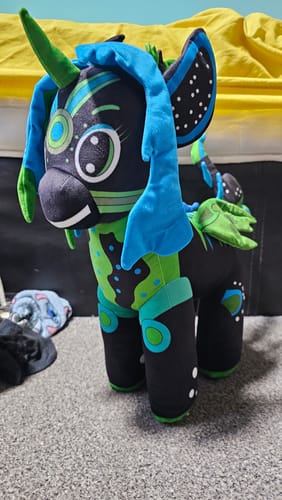 Customer photo review of Turn Drawings into Plushies