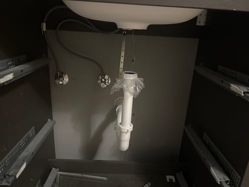 Customer photo review of Modena Luxury Vanity (42"-72")