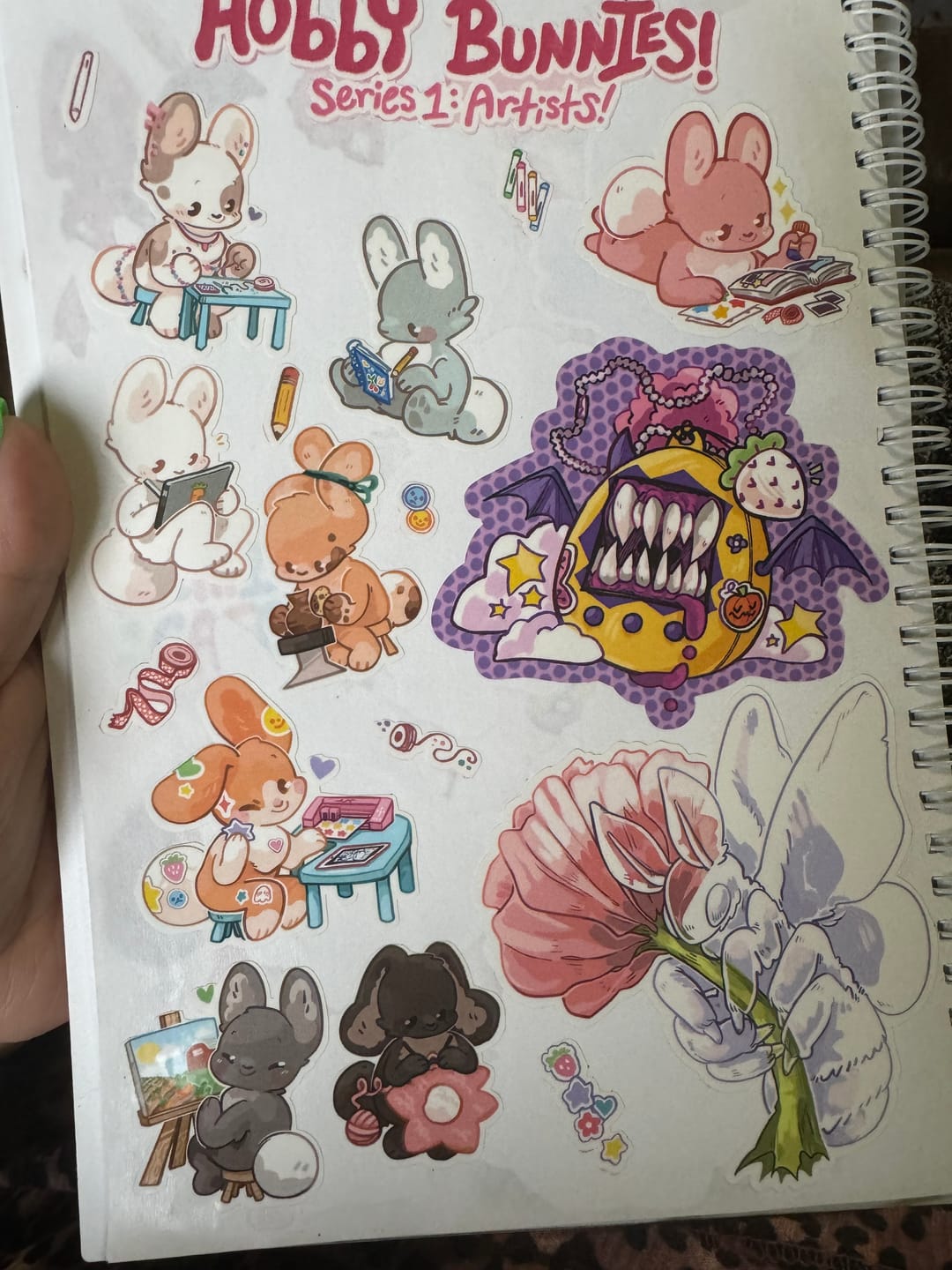 Customer photo review of Glass Moth Sticker