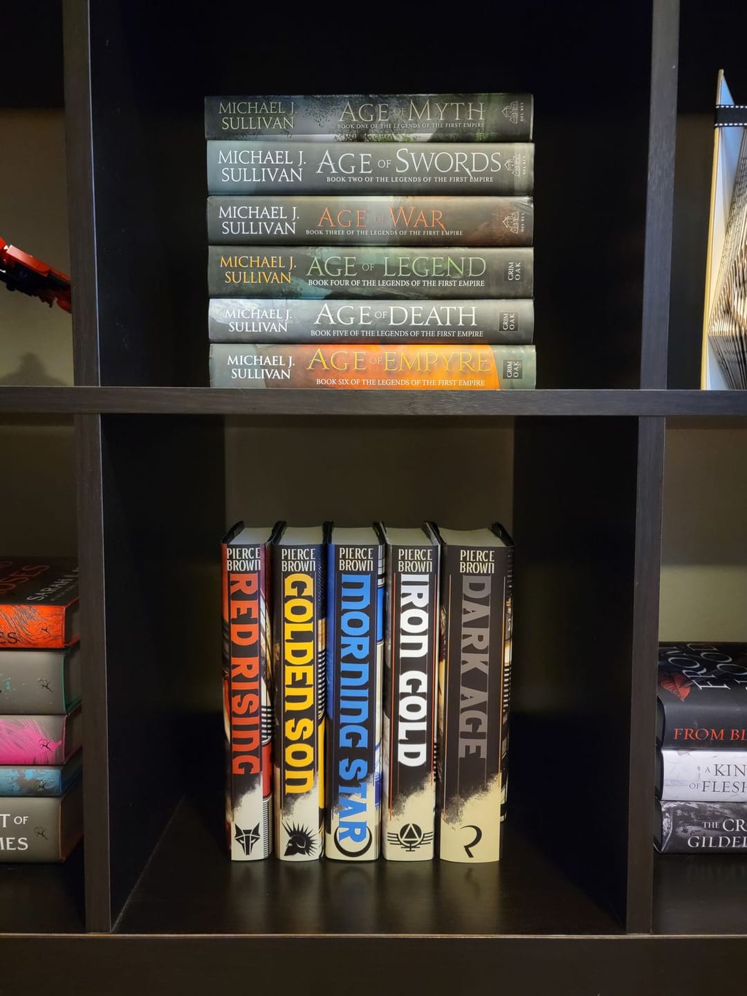 Customer photo review of Red Rising Dust Jackets