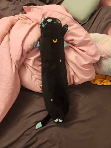Customer photo review of Mewaii® Loooong Family Original Design Kawaii Plush Long Stuffed Animal Body Pillow 2Pcs