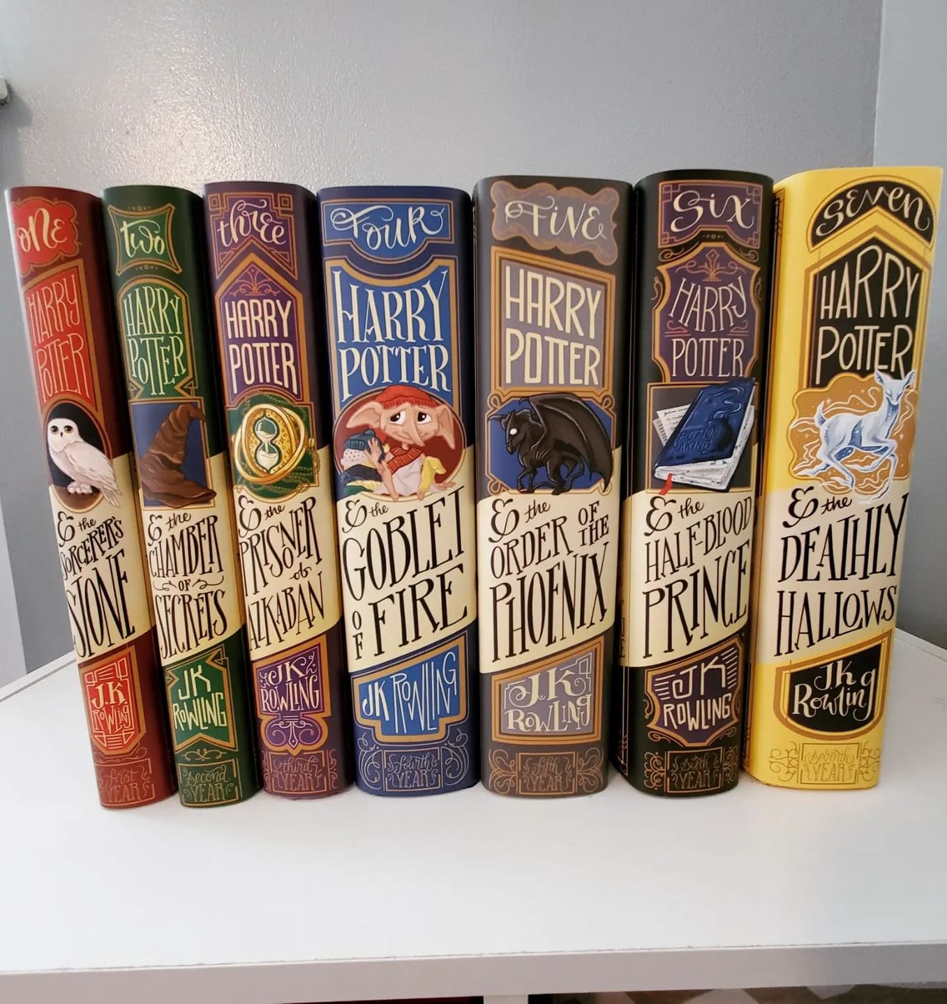 Customer photo review of Harry Potter Dust Jackets