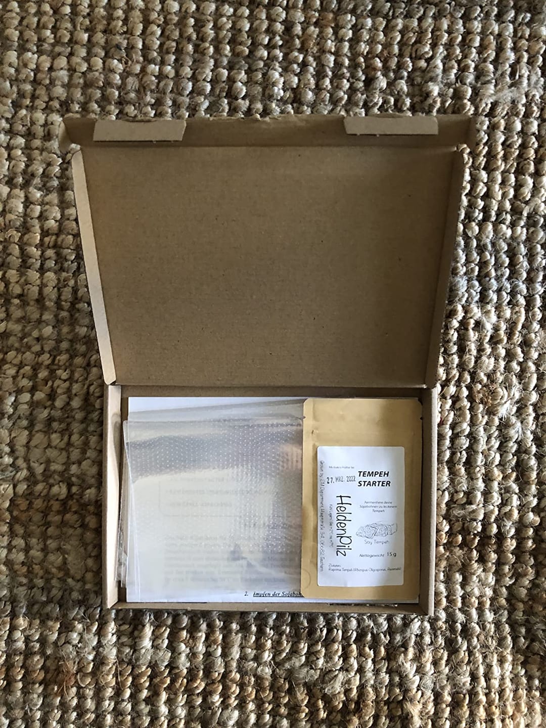 Customer photo review of BIO Tempeh-Revolution: Starter-Kultur für Heimfermentation