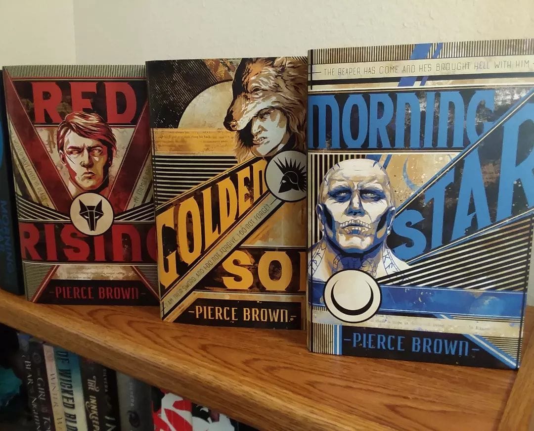 Customer photo review of Red Rising Dust Jackets