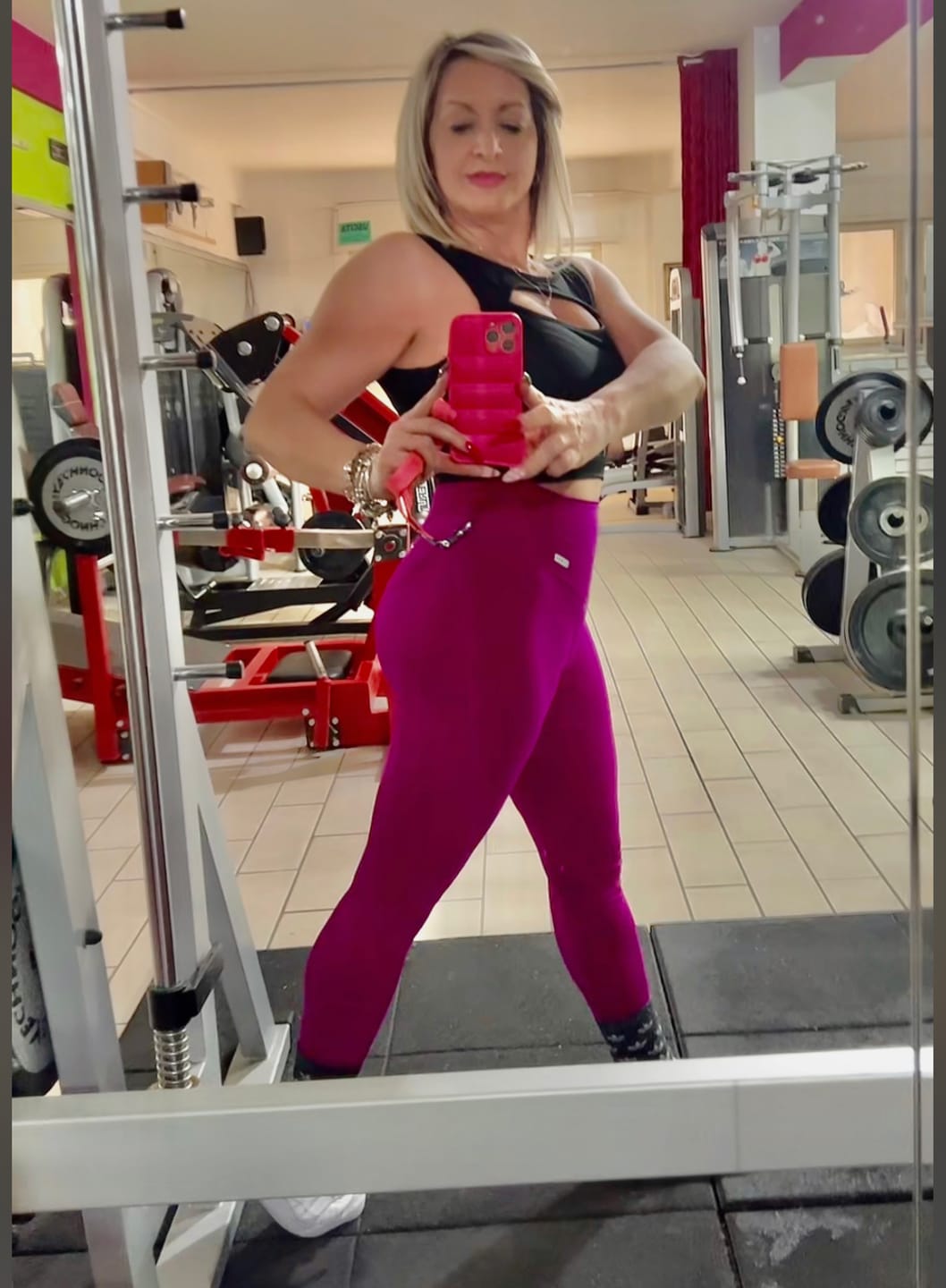 Customer photo review of Leggings All-Up Purple