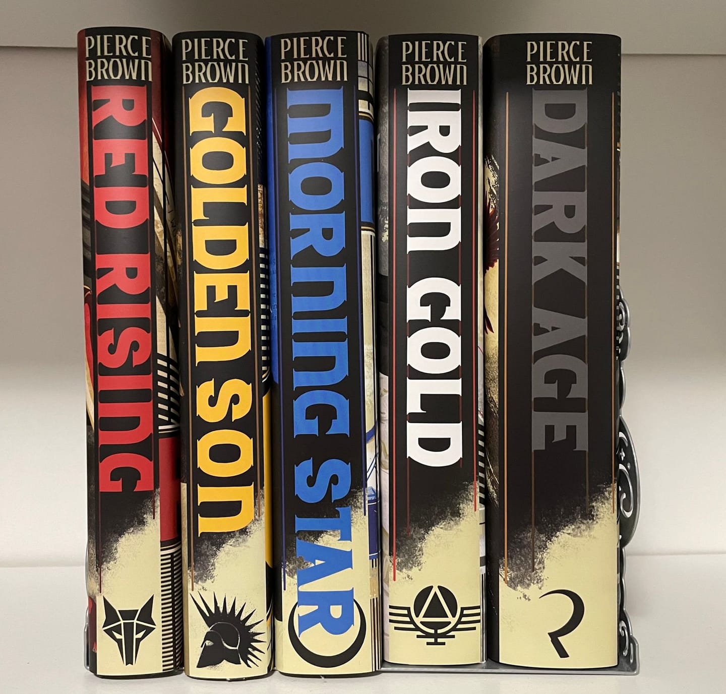 Customer photo review of Red Rising Dust Jackets