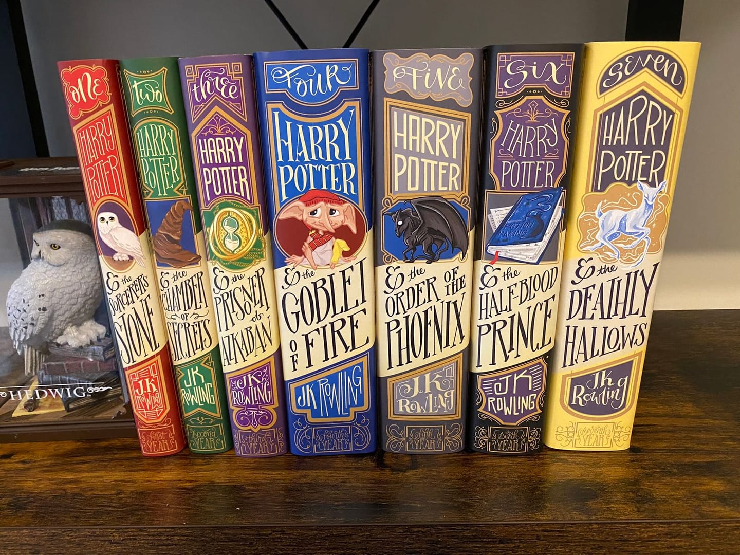 Customer photo review of Harry Potter Dust Jackets
