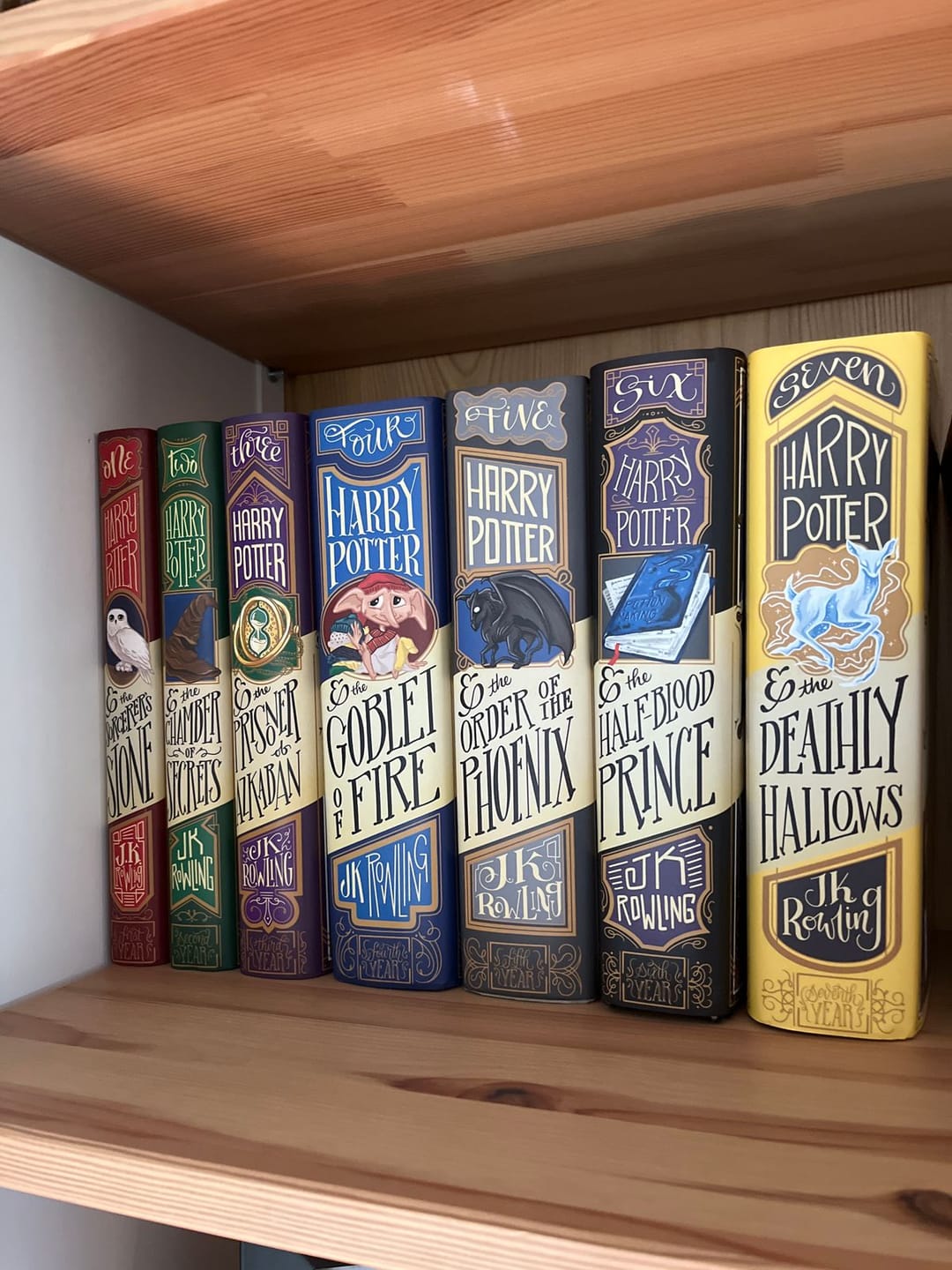 Customer photo review of Harry Potter Dust Jackets