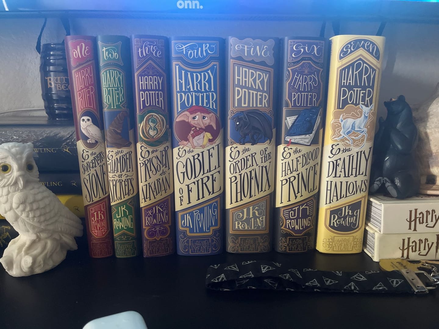 Customer photo review of Harry Potter Dust Jackets