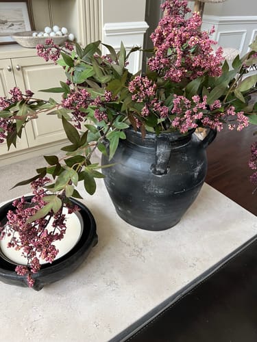 Customer photo review of Faux Dusty Plum Stem