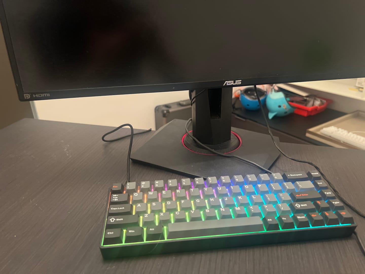 Customer photo review of DrunkDeer G65 - Wired Actuation-Distance-Adjustable Magnetic Switch Gaming Keyboard