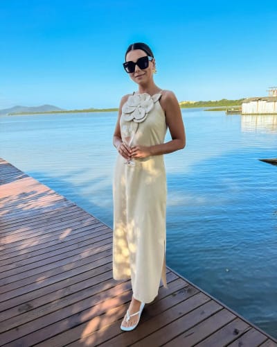 Customer photo review of Elaine Maxi Dress