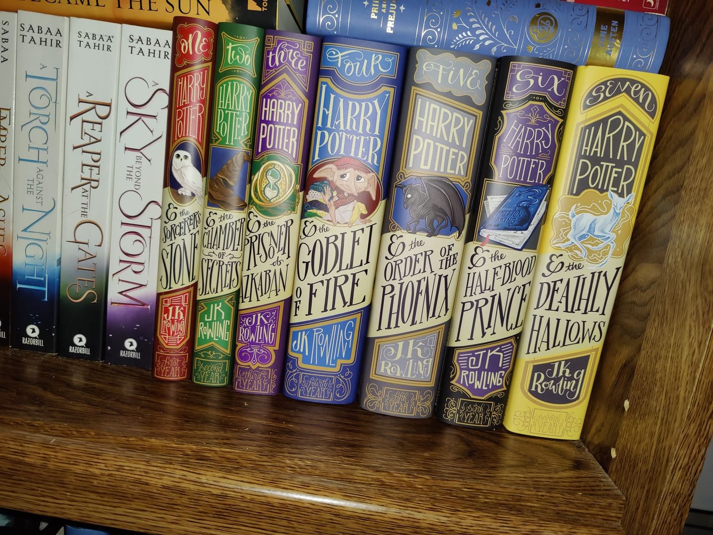Customer photo review of Harry Potter Dust Jackets