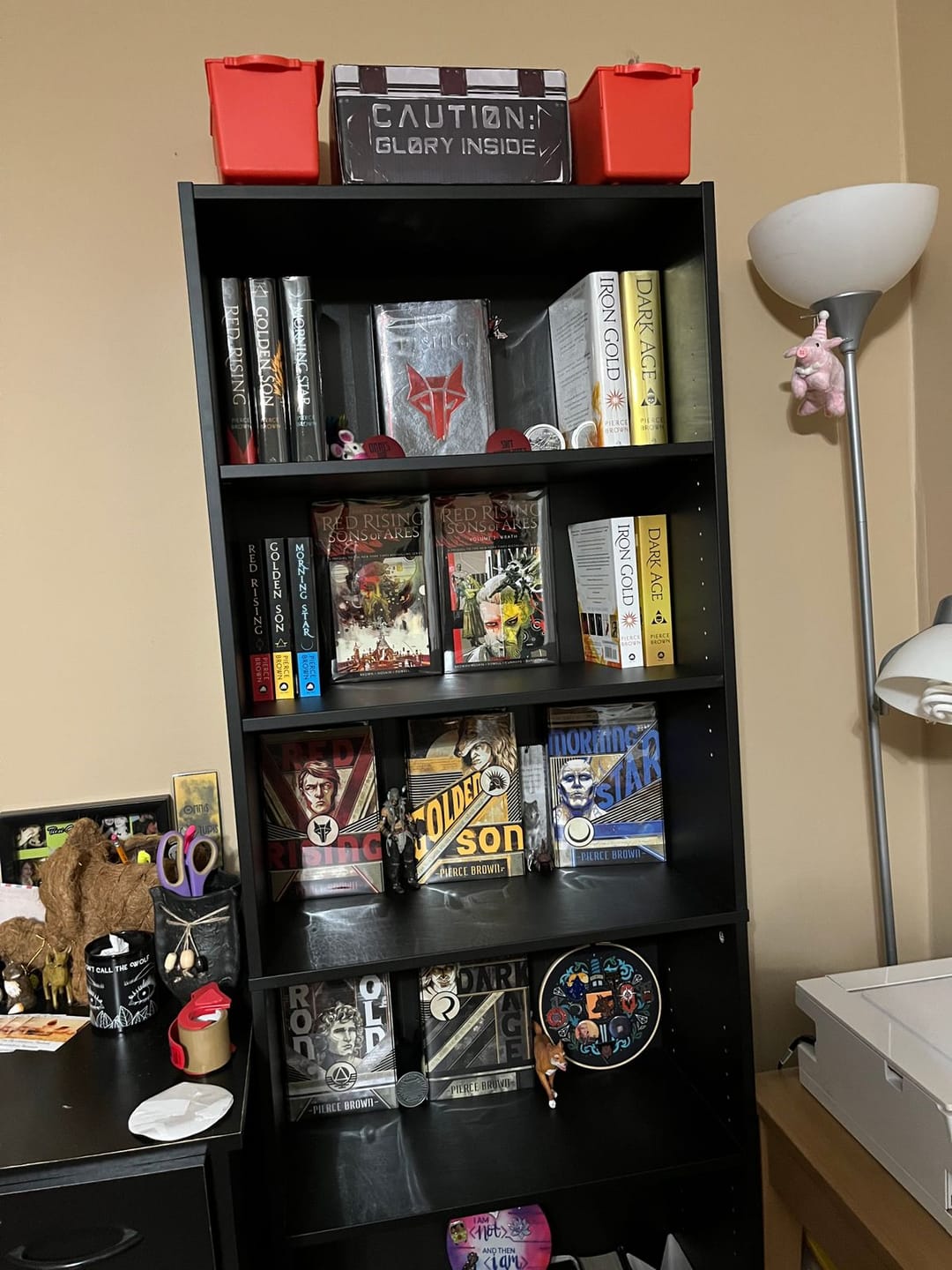 Customer photo review of Red Rising Dust Jackets