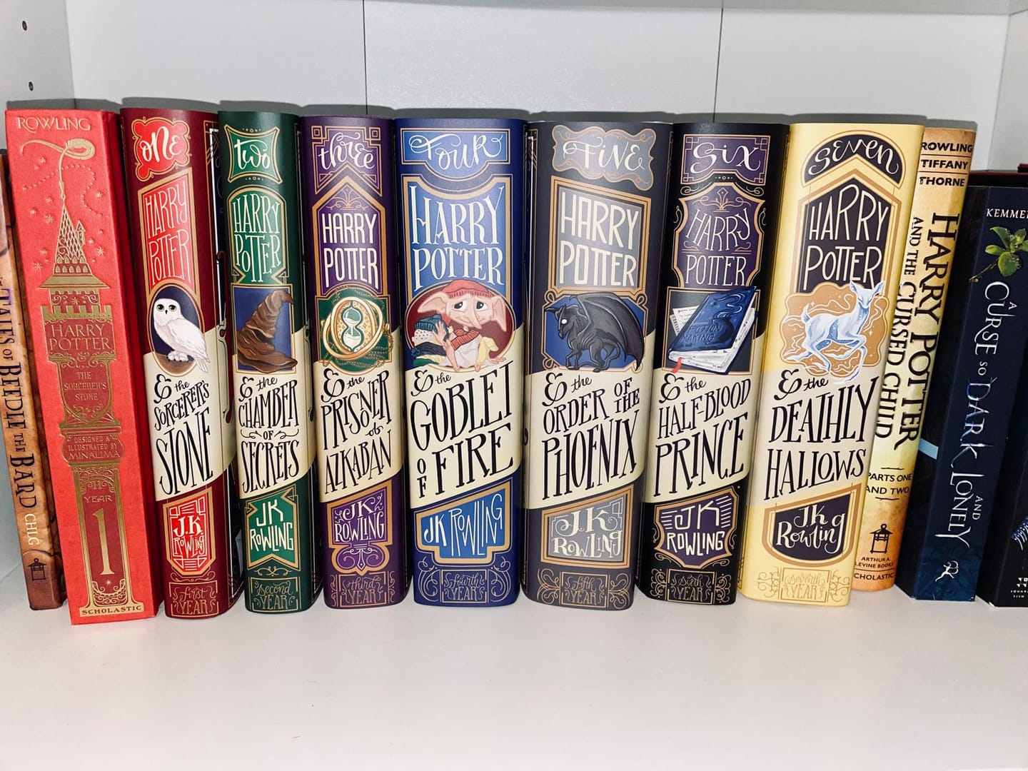 Customer photo review of Harry Potter Dust Jackets