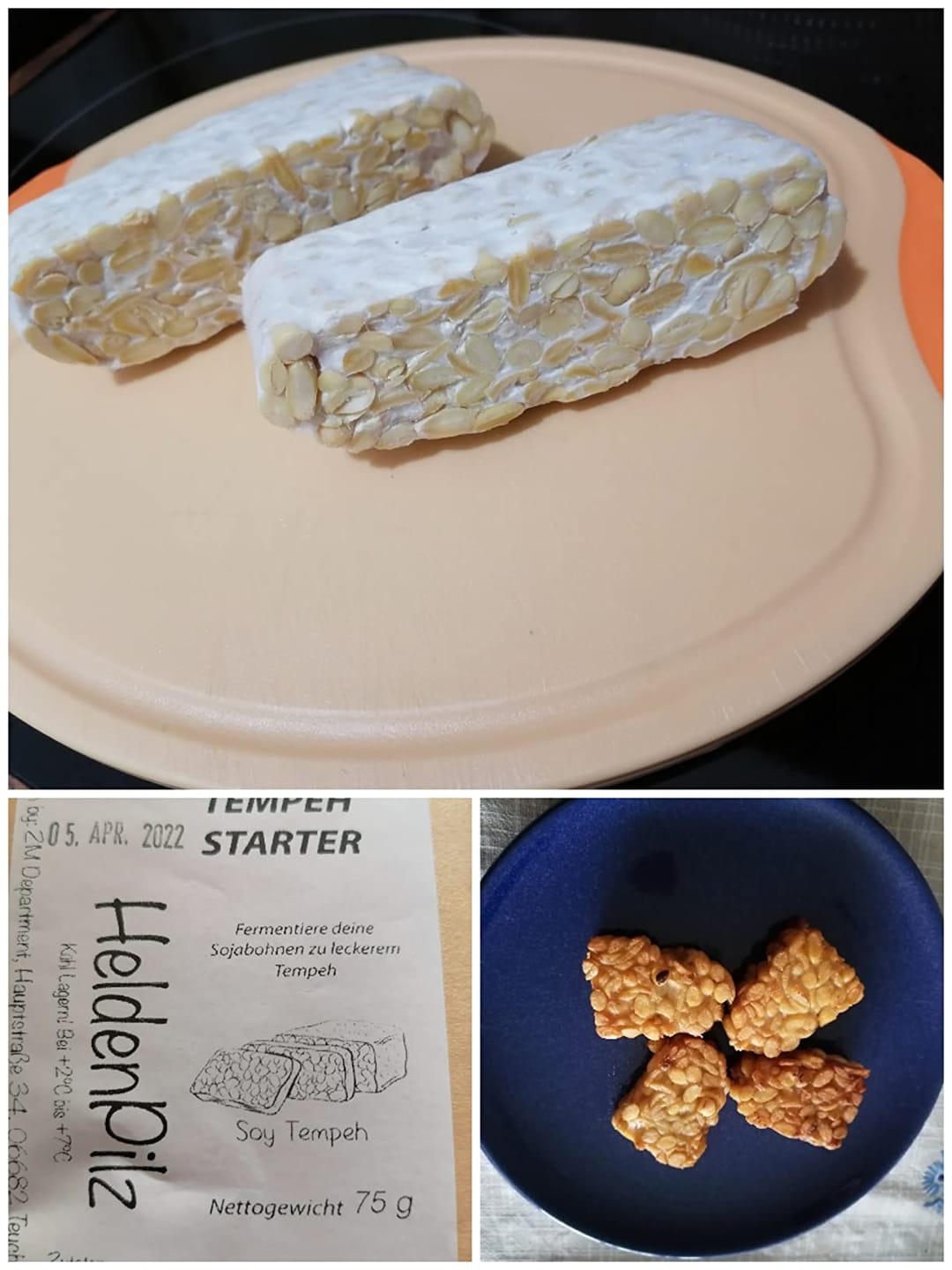 Customer photo review of BIO Tempeh-Revolution: Starter-Kultur für Heimfermentation