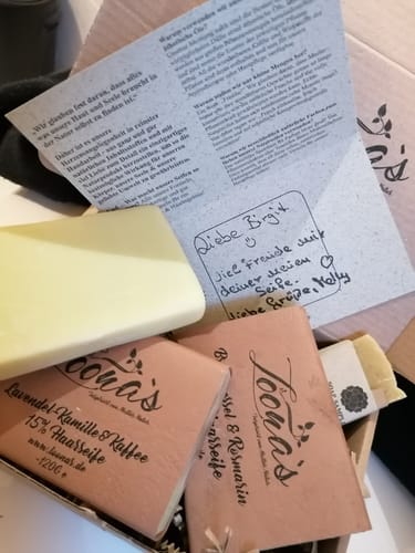 Customer photo review of 6% Lavendel & Kamille Haarseife (Milde Reinigung & Tiefenpflege)