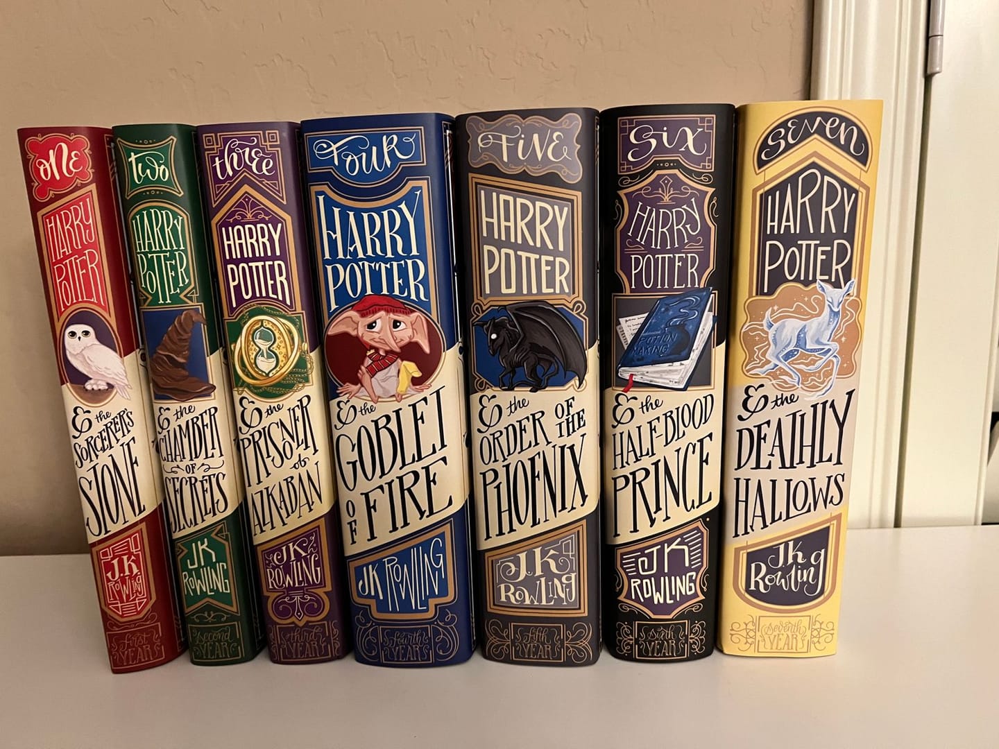 Customer photo review of Harry Potter Dust Jackets