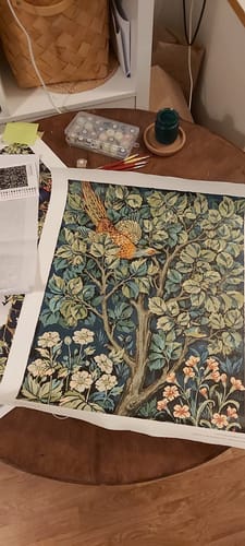Customer photo review of Cock Pheasant (1916) - Paint by Numbers