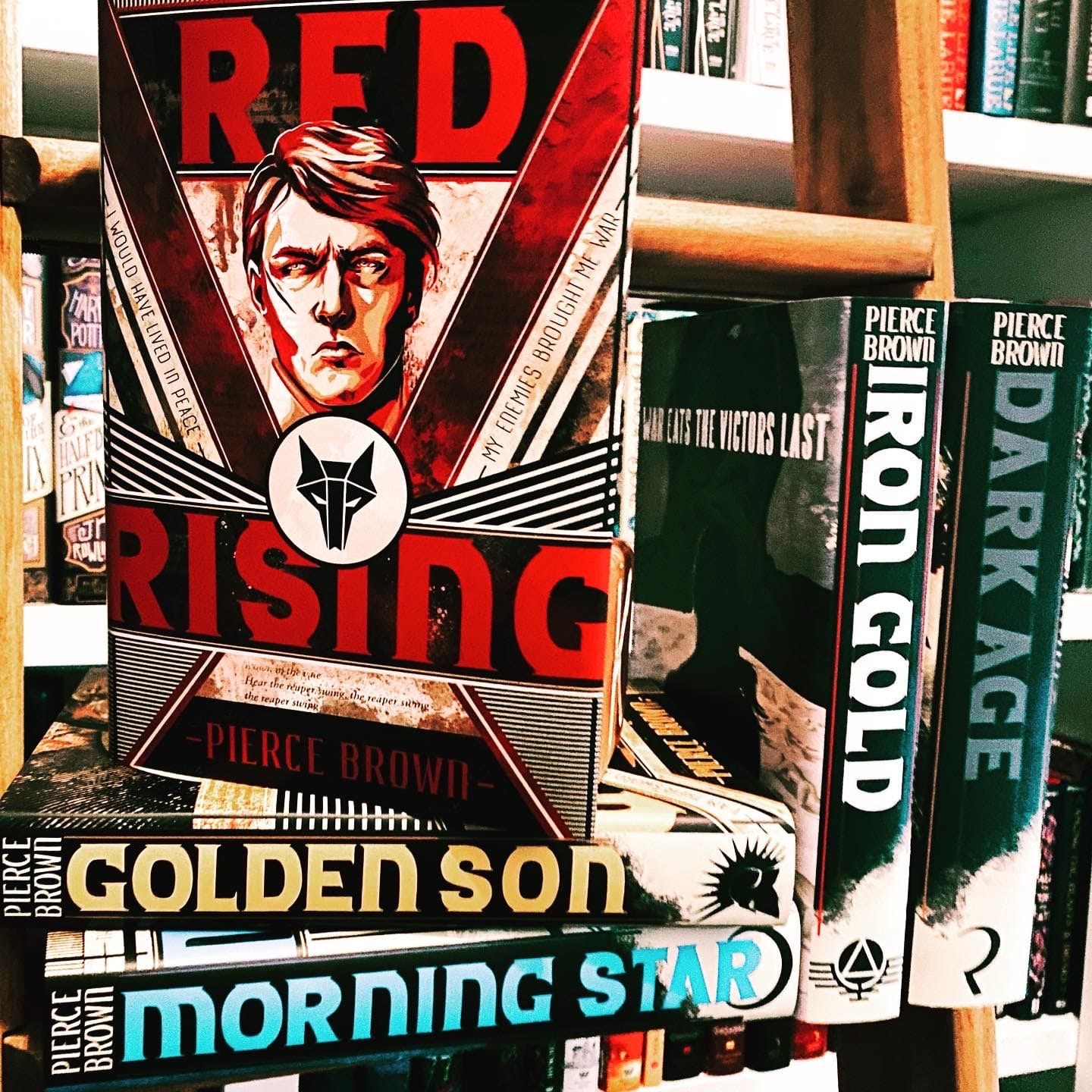 Customer photo review of Red Rising Dust Jackets