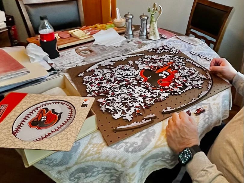 Customer photo review of Baltimore Orioles™ - Wooden Puzzle