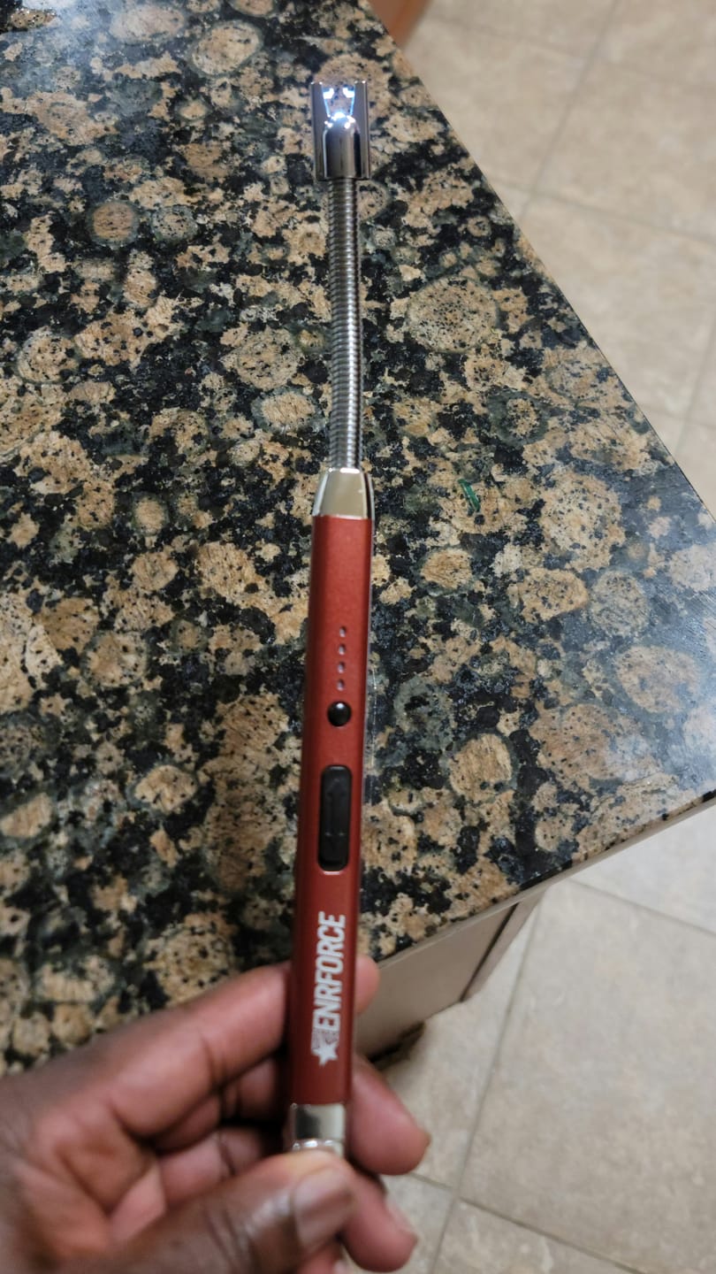Customer photo review of 360 Degree Household Arc Lighter