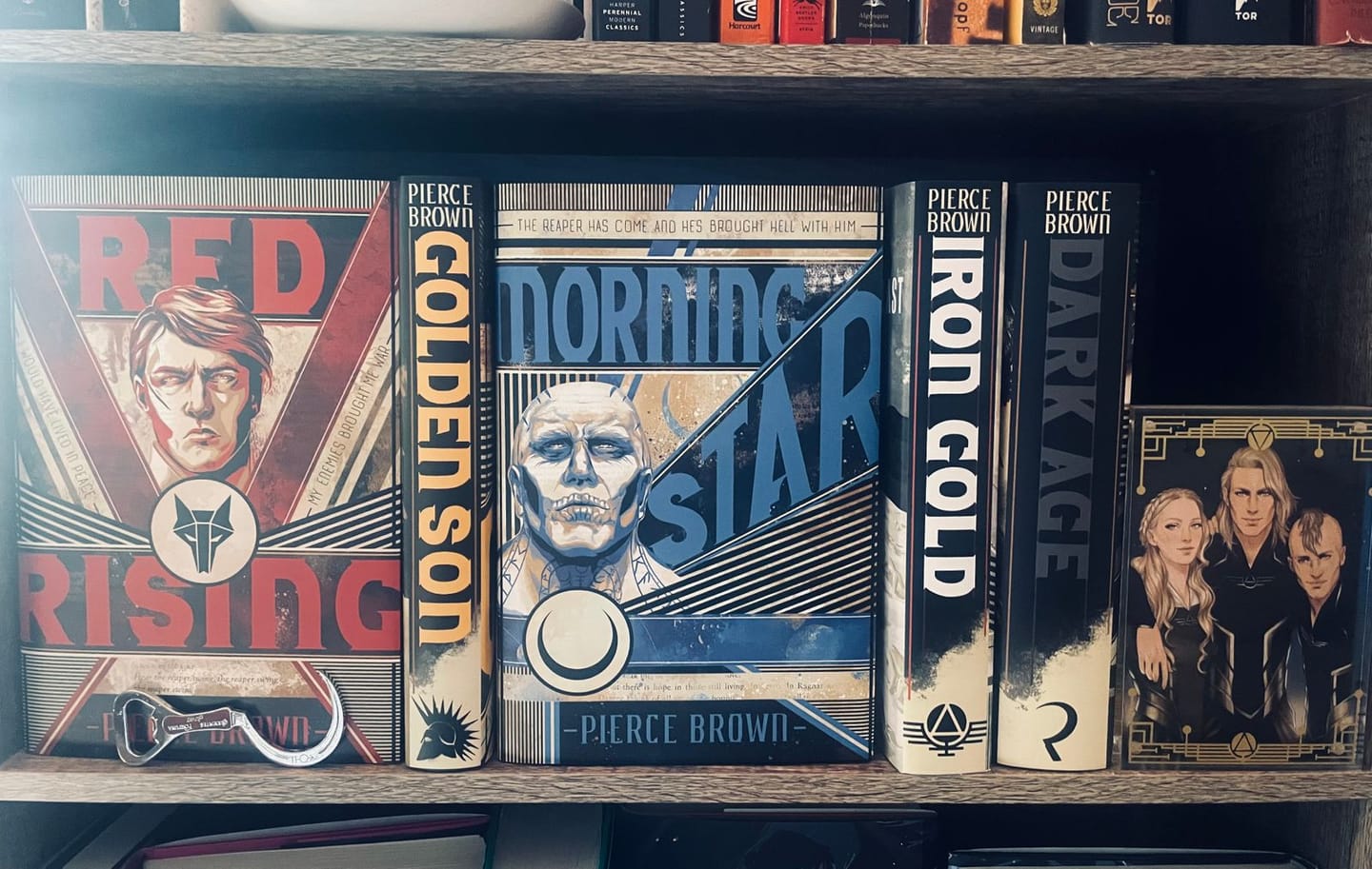 Customer photo review of Red Rising Dust Jackets