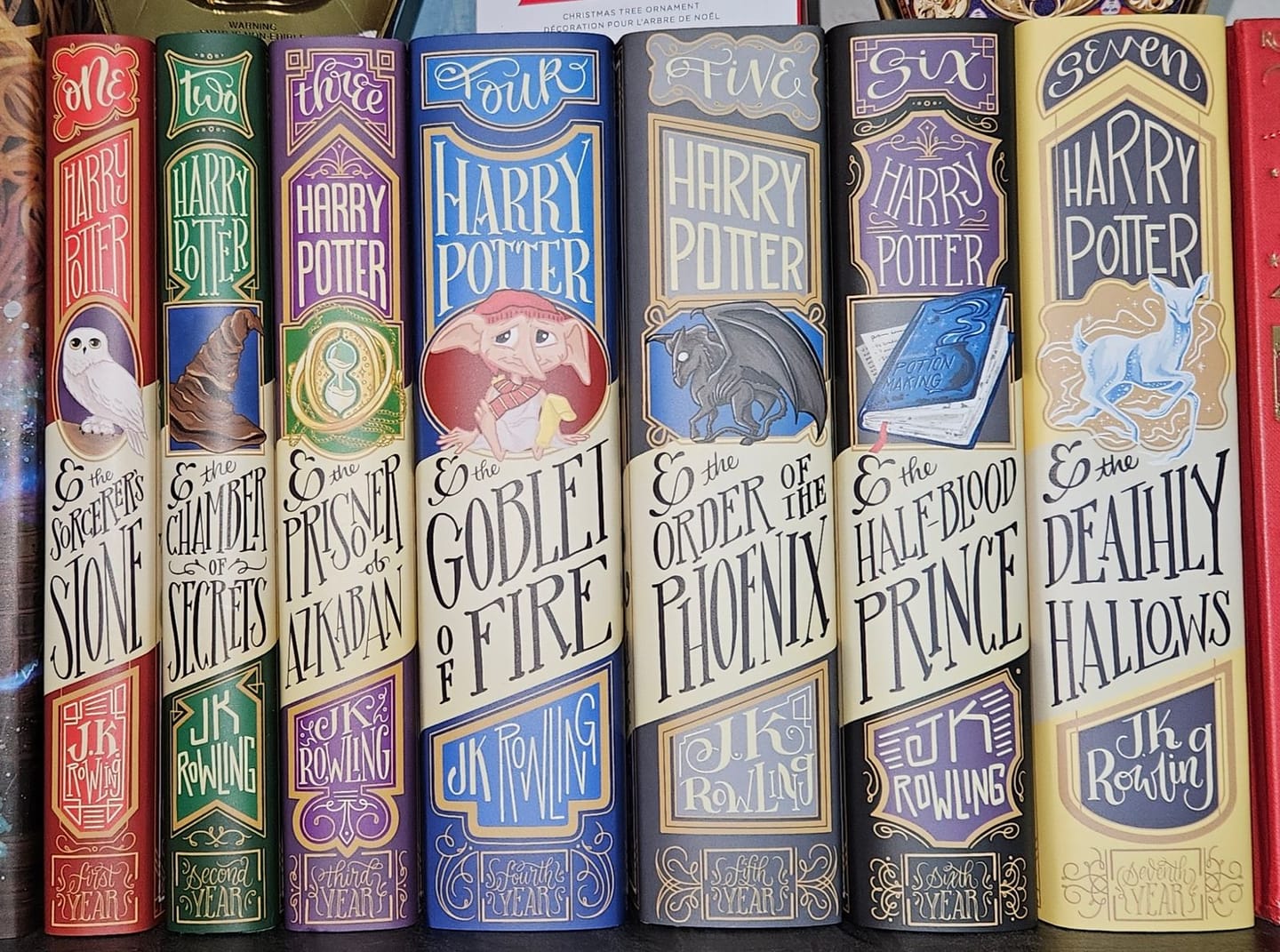 Customer photo review of Harry Potter Dust Jackets