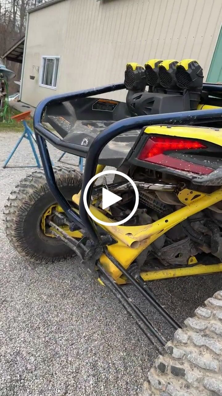 Customer video review of RPM SxS Muffler Delete " Slip On " Exhaust Race Pipe