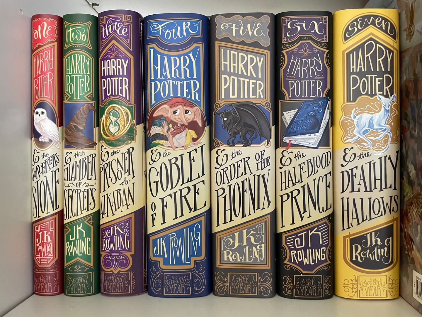 Customer photo review of Harry Potter Dust Jackets