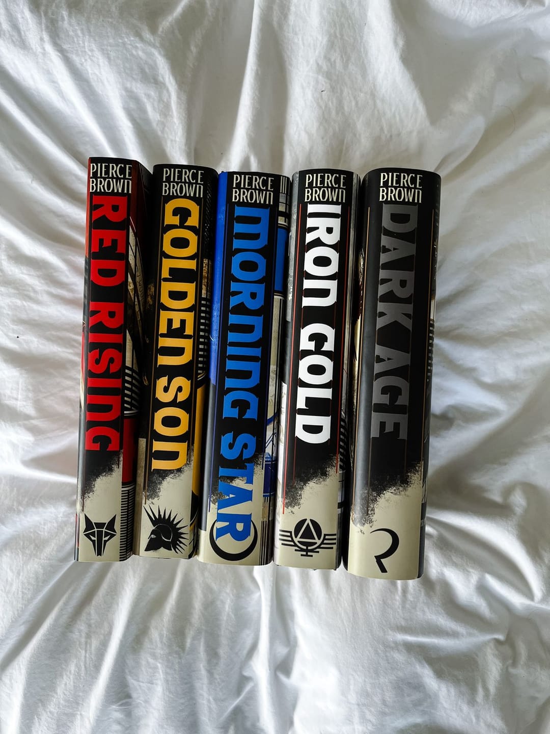 Customer photo review of Red Rising Dust Jackets