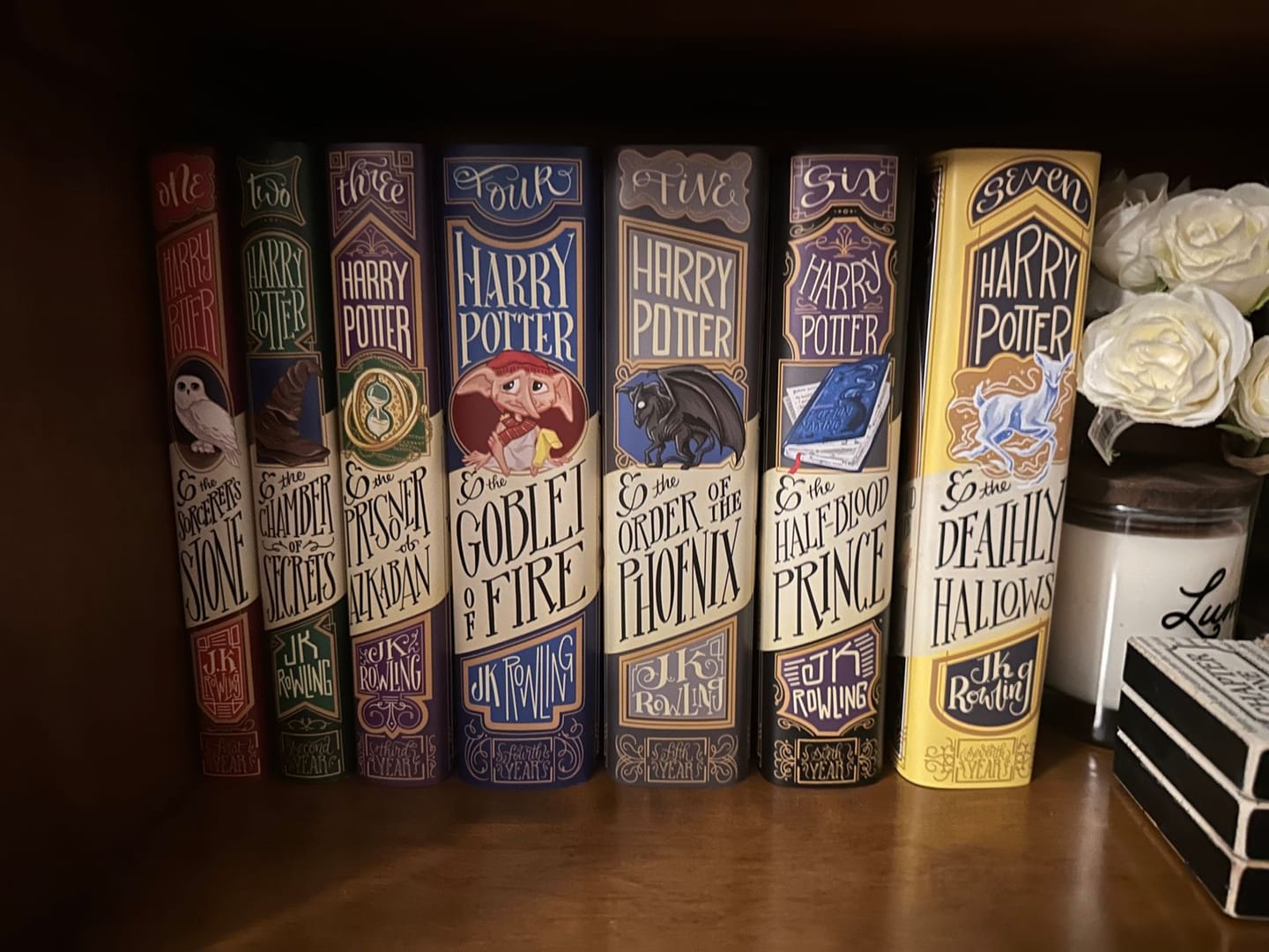 Customer photo review of Harry Potter Dust Jackets