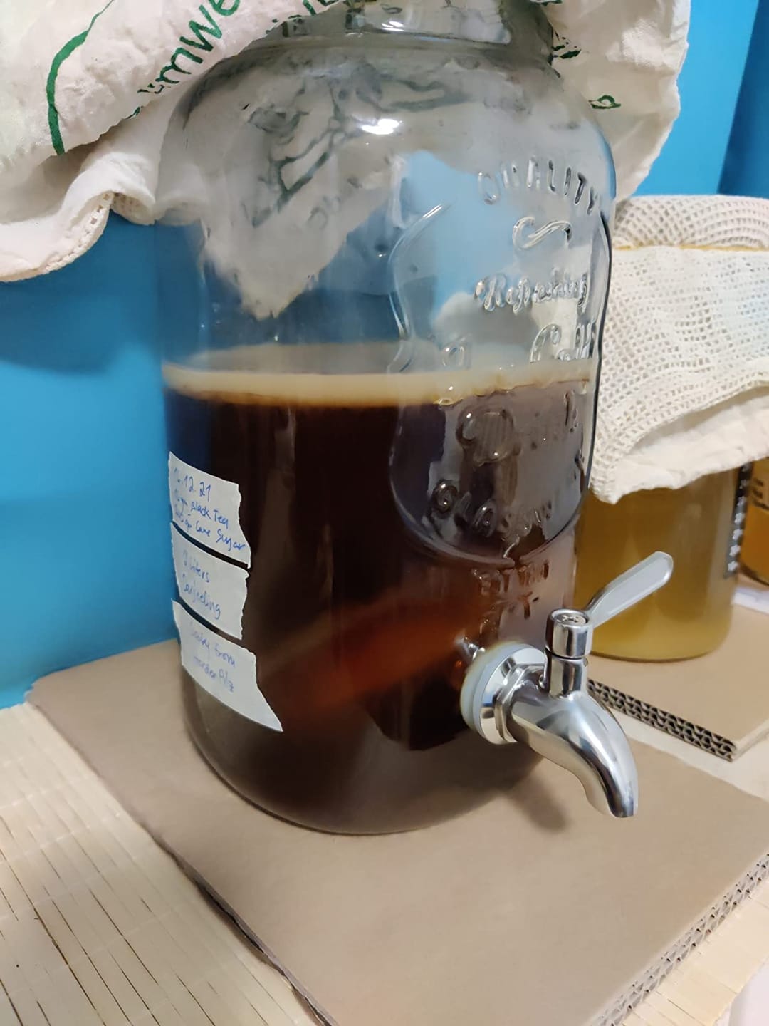 Customer photo review of Kombucha-Meisterkit: BIO Scoby & Starterflüssigkeit
