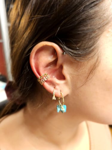 Customer photo review of Hi-Life Abbaddon Earcuff Gold