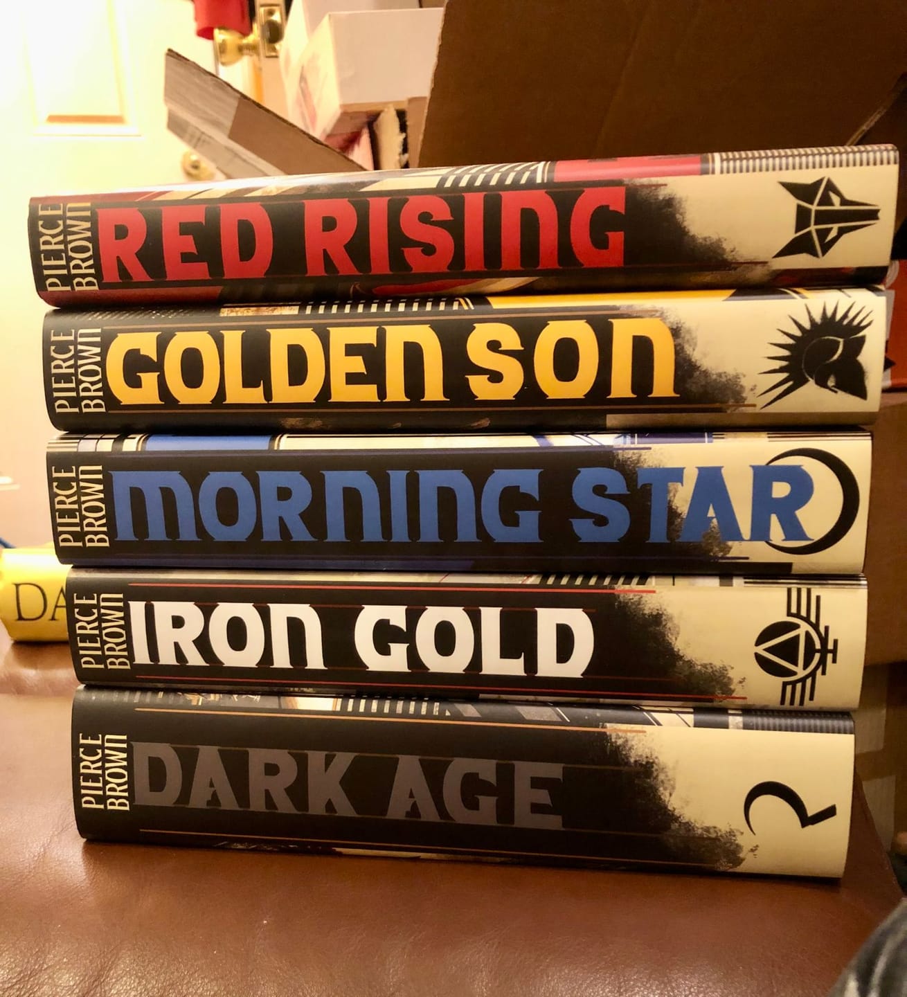 Customer photo review of Red Rising Dust Jackets