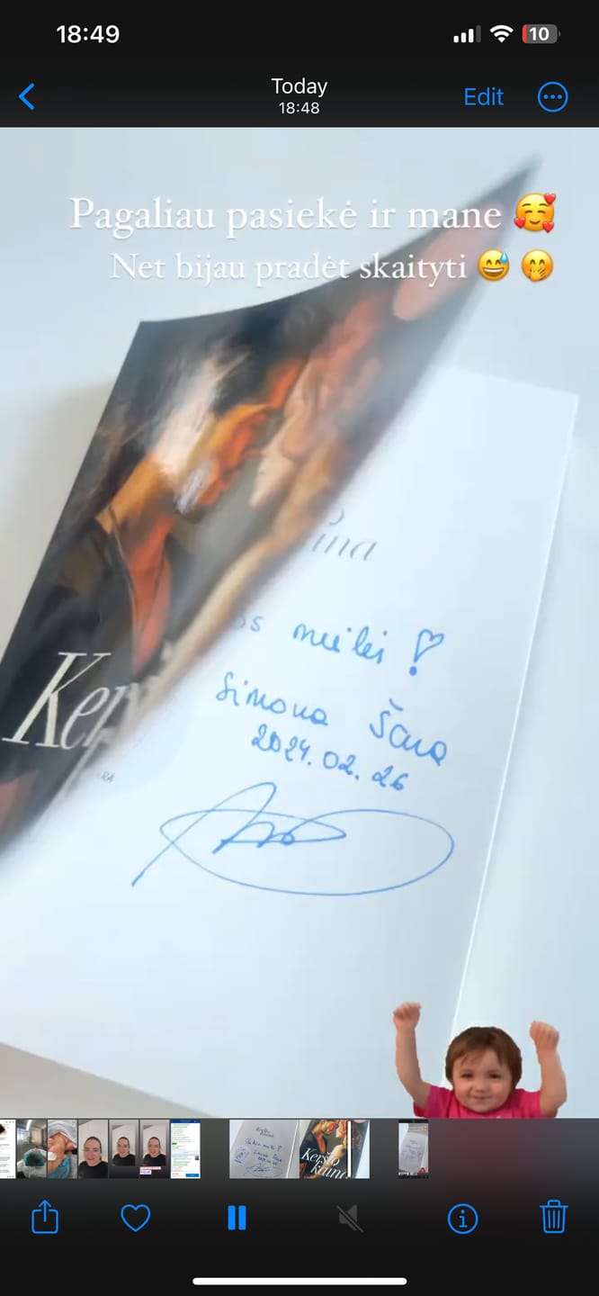Customer photo review of Keršto kaina: jos keršto planas – tobulas ir jame nėra vietos meilei. Bet ar tikrai?