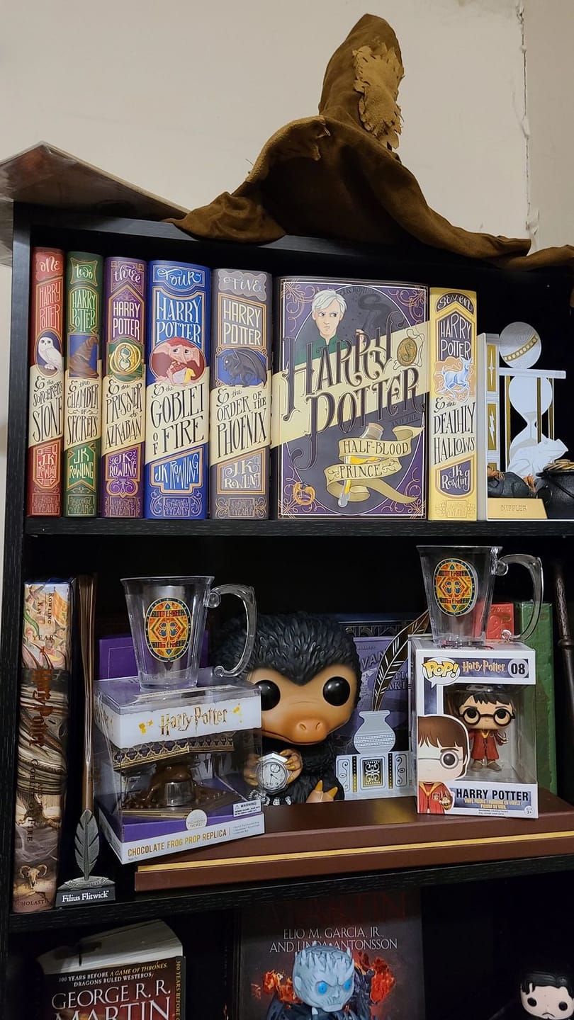 Customer photo review of Harry Potter Dust Jackets
