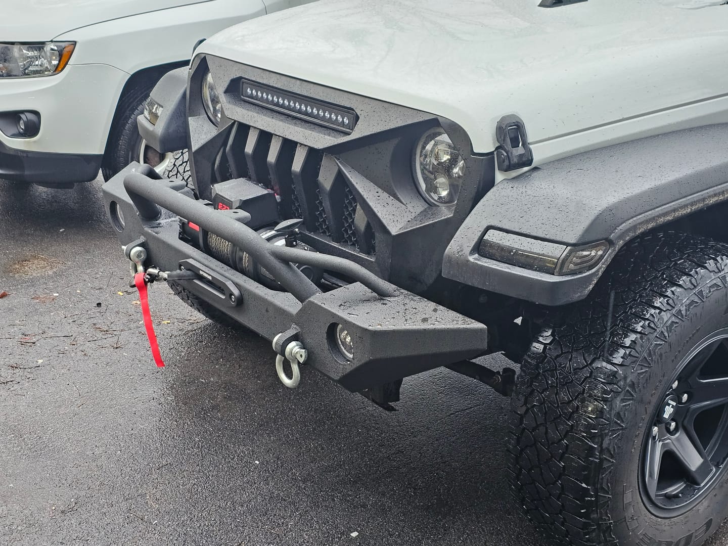 Customer photo review of OPENROAD 13,000 lbs Winch with Synthetic Rope - Panther Series 2s