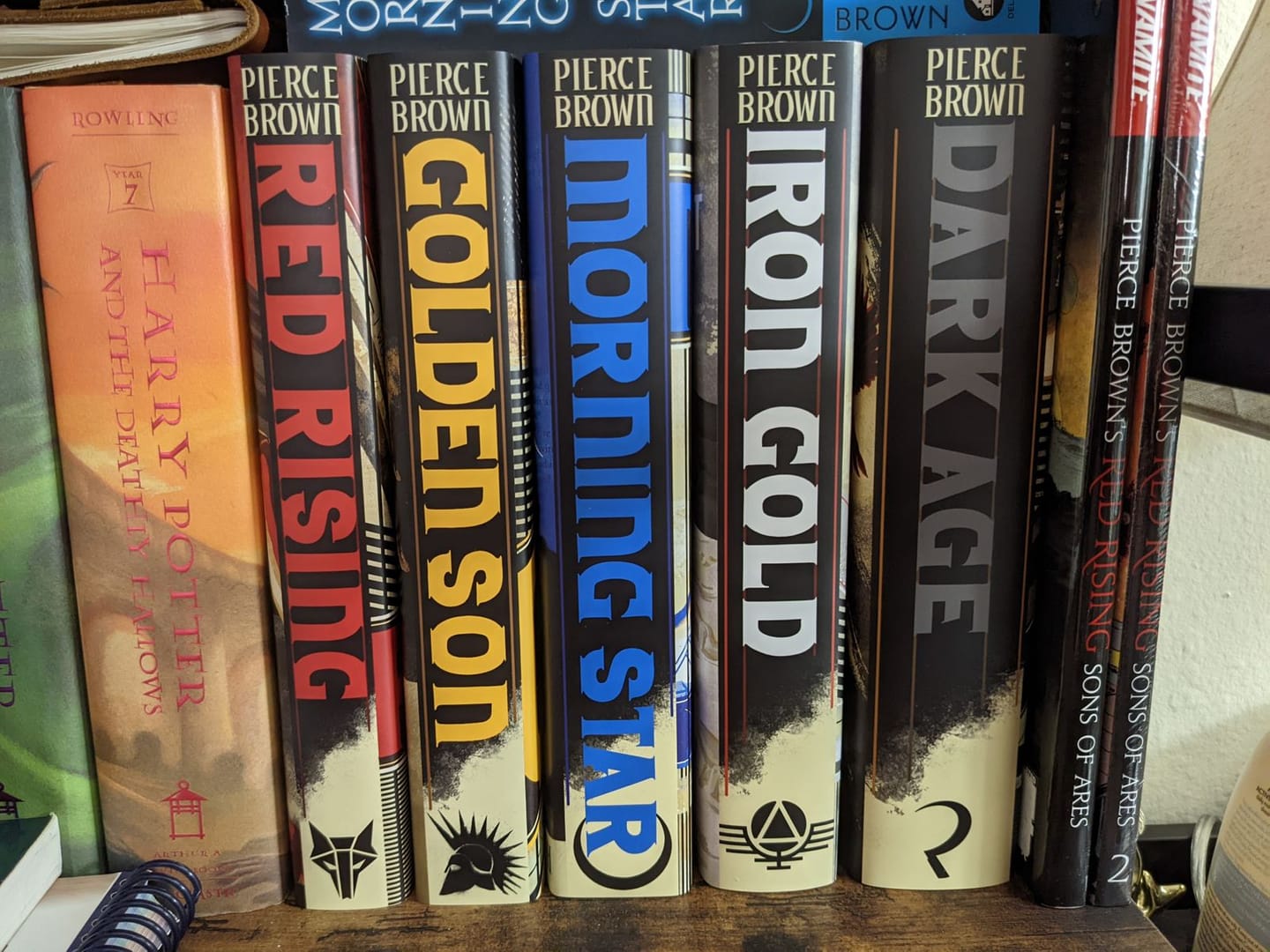 Customer photo review of Red Rising Dust Jackets