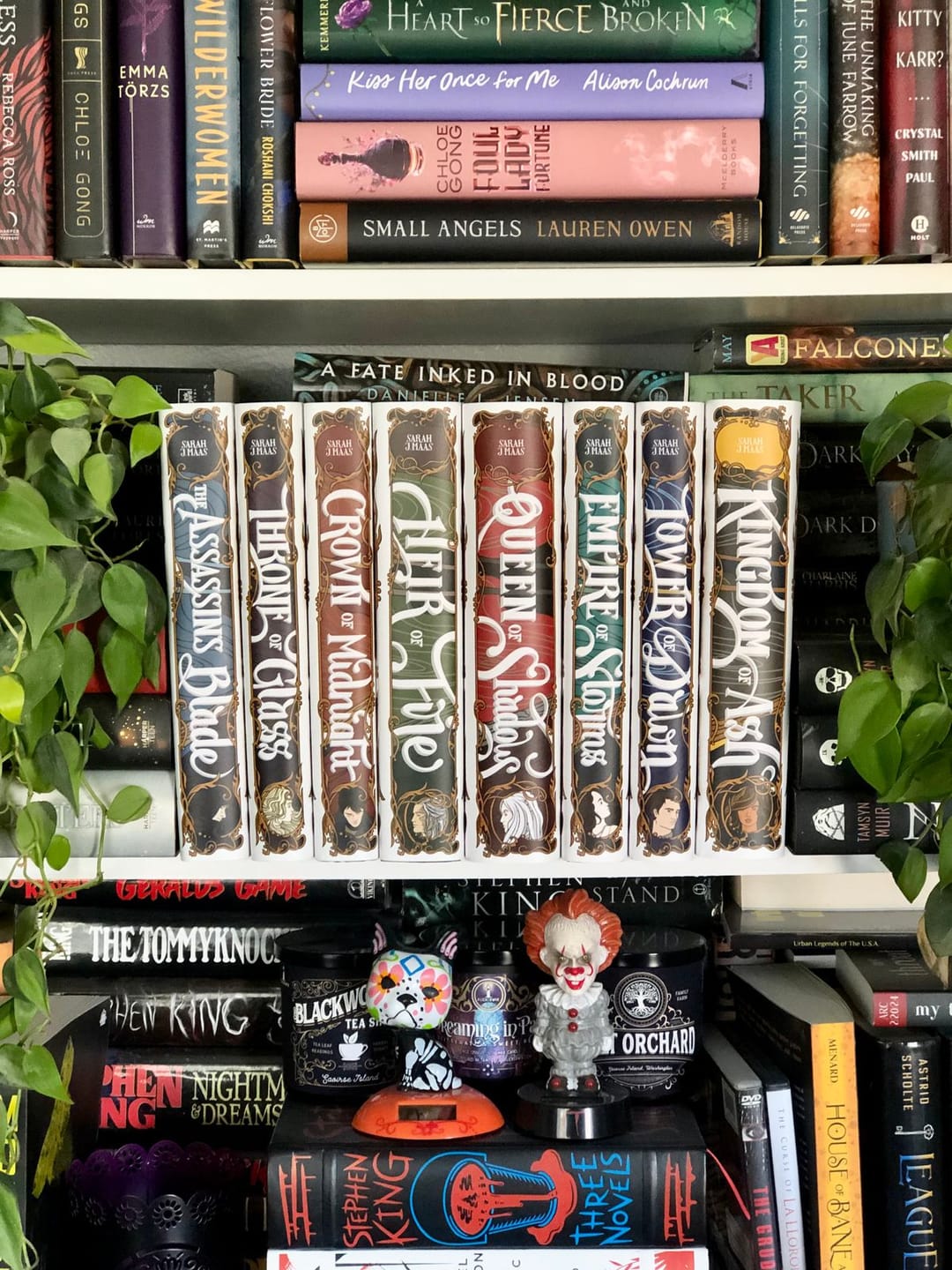 Customer photo review of Throne of Glass Dust Jackets