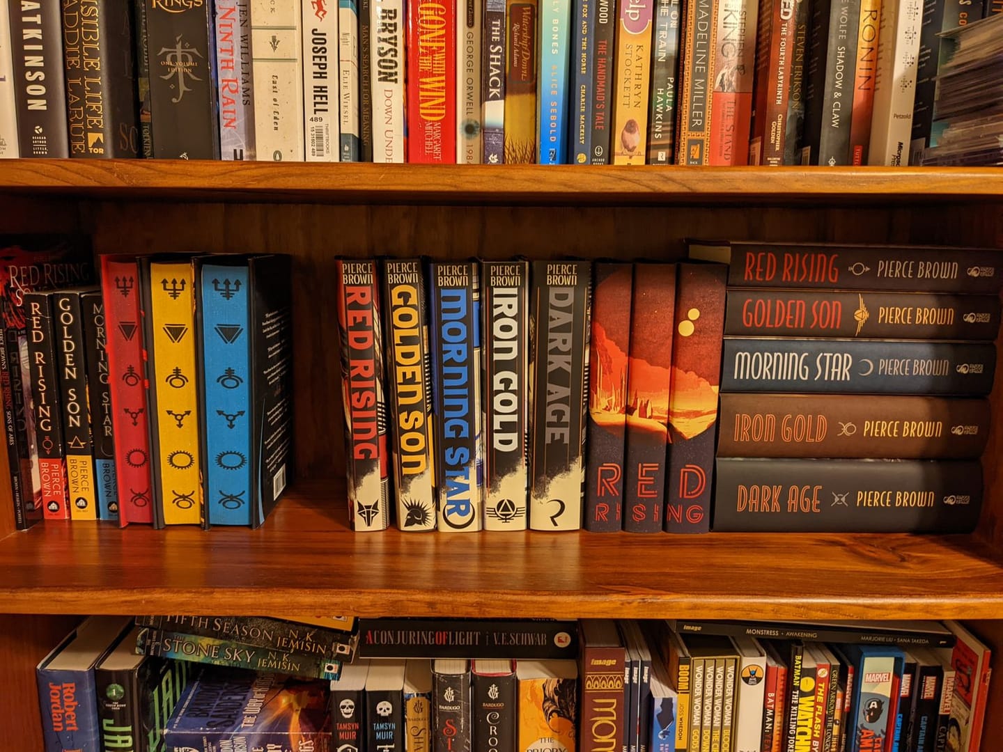 Customer photo review of Red Rising Dust Jackets