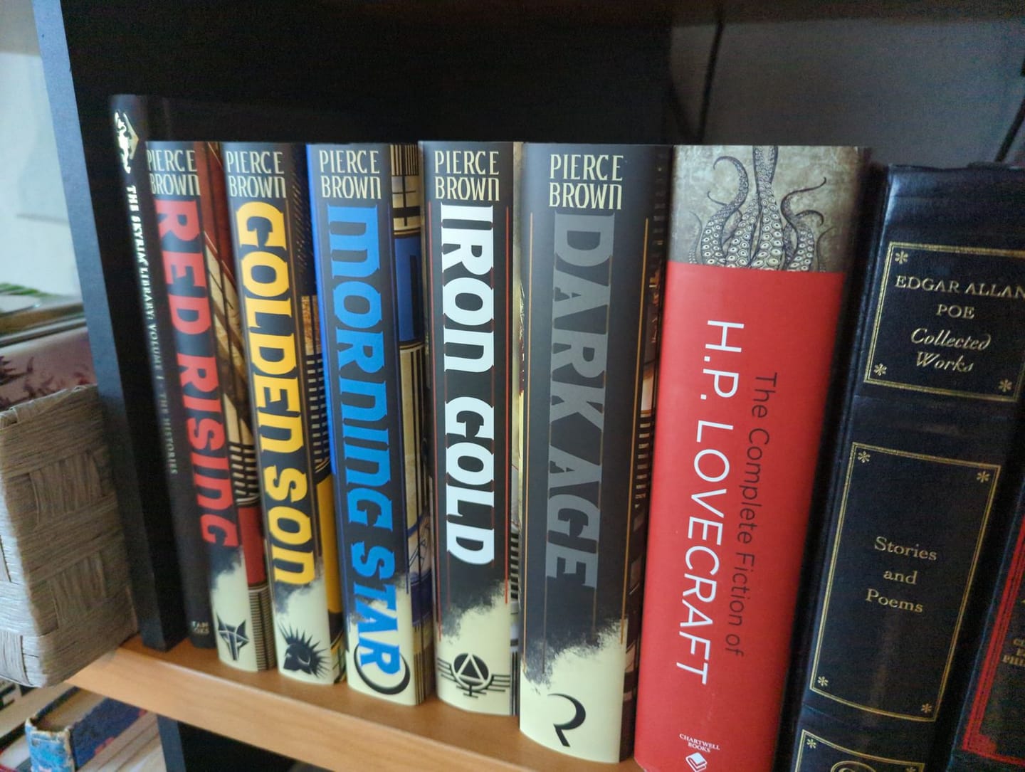 Customer photo review of Red Rising Dust Jackets