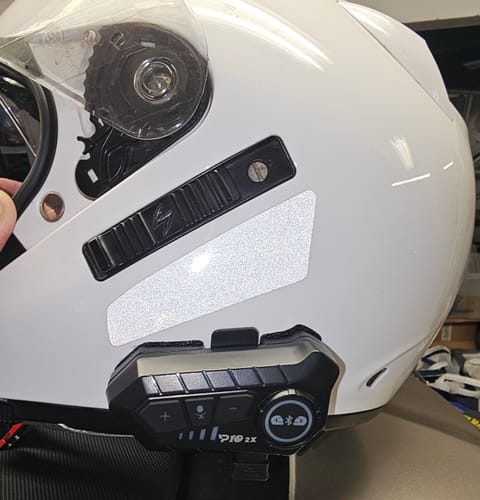 Customer photo review of Motarcom - L'intercom moto haut de gamme et abordable