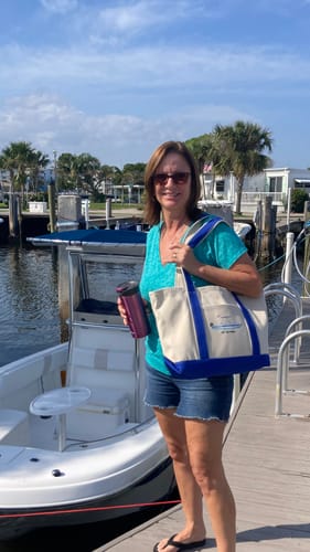 Customer photo review of Custom Boat Tote Bags